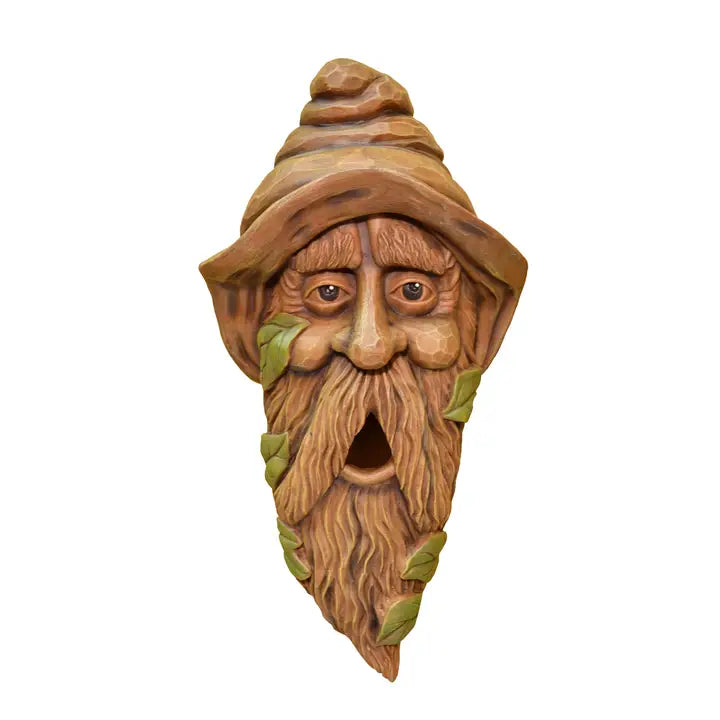 Outdoor Tree Face Birdhouse "Long Hank"