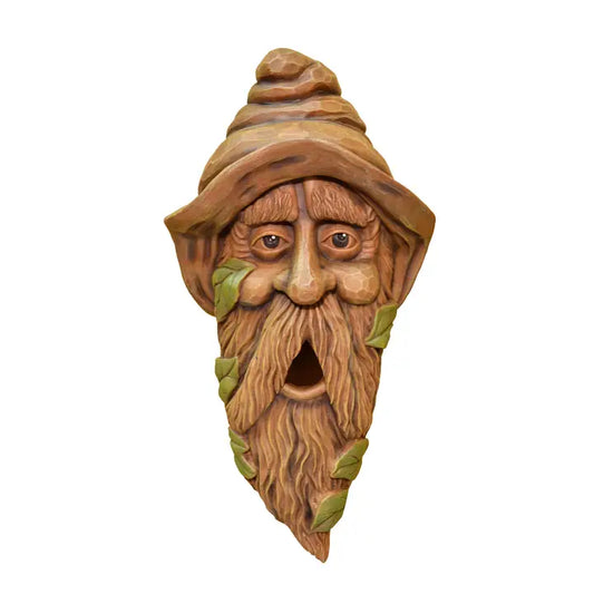 Outdoor Tree Face Birdhouse "Long Hank"