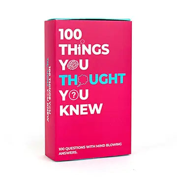 100 Things You Thought You Knew Cards