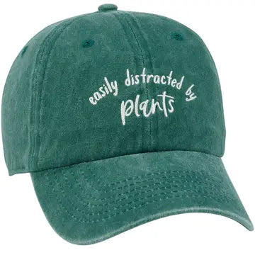 Distracted by Plants Baseball Hat