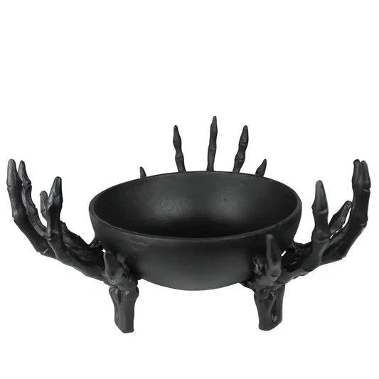 Skeleton Hand Bowl, Aluminum