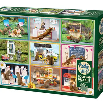 Squirrels Around Town Puzzle 1000pc