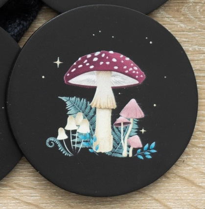 Dark Forest Mushroom Coaster