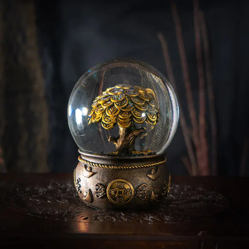 Feng Shui Money Tree Water Globe