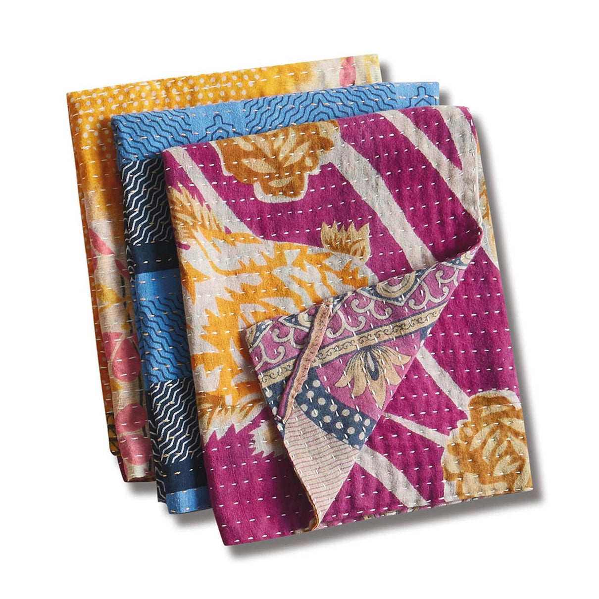 Kantha Dishtowels set/3