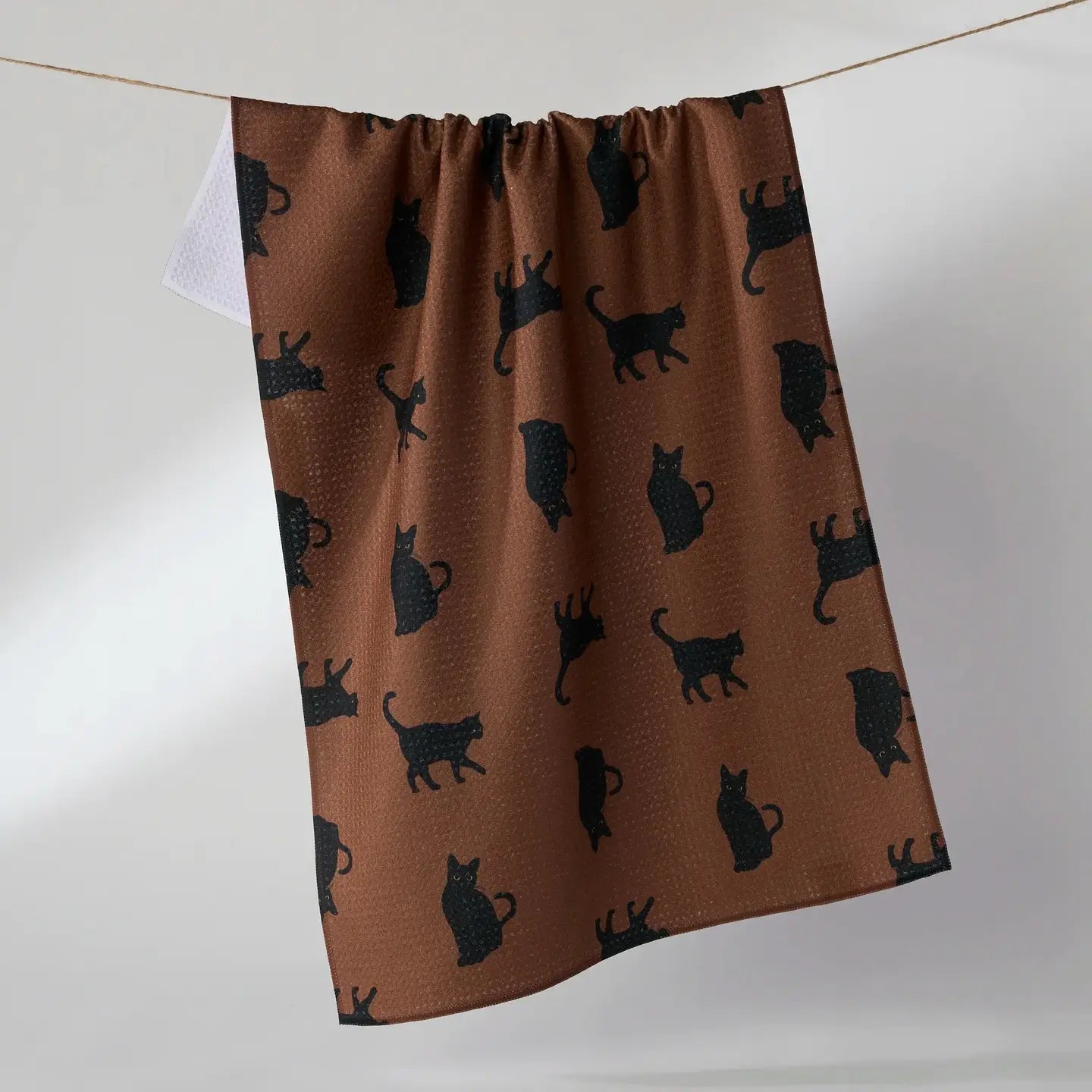 Geometry Tea Towel: Witch’s Cat