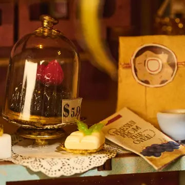 DIY Miniature Book Nook Kit: Blueberry Lane Tea