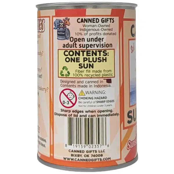 Canned Sol the Sunshine Stuffy