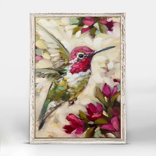 Hummingbird Love Mini Canvas