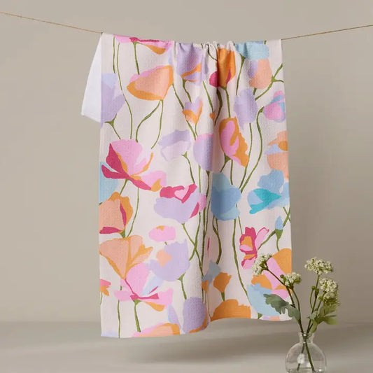 Geometry Tea Towel: Sunlit Garden