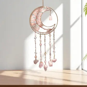 Crystal Tree of Life Moon Sun Catcher