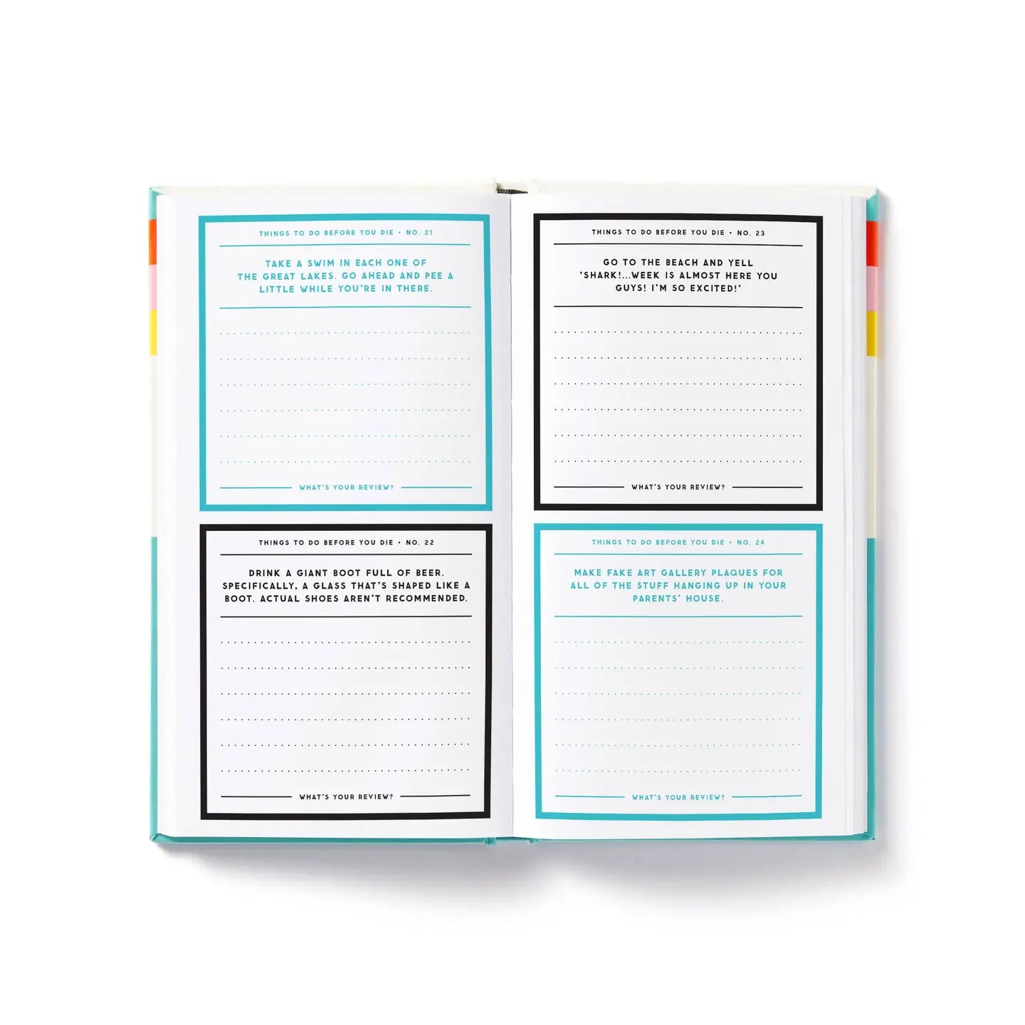 A Million Things To Do Before You Die Book