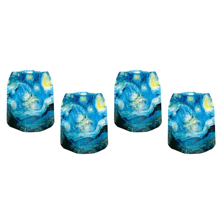 Vincent Van Gogh Starry Night Expandable Luminaries 4pk