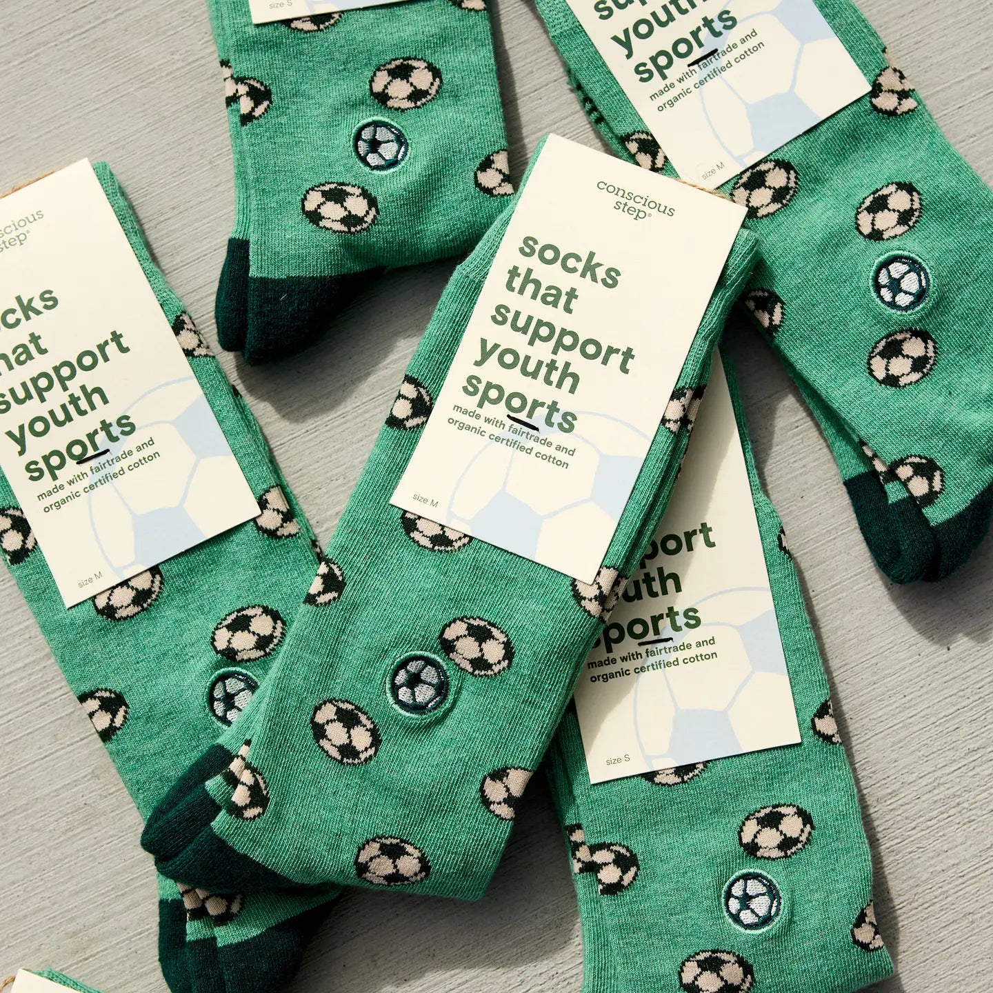 Socks That Support Youth Sports Soccer Green
