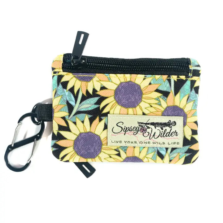 Sunflower Fields Clip Wallet