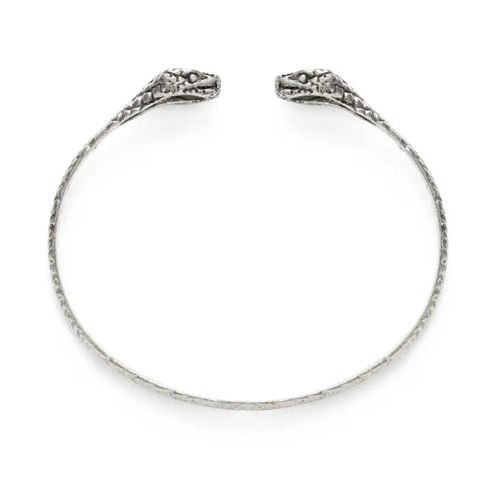 Ophidian Cuff Bracelet Silver