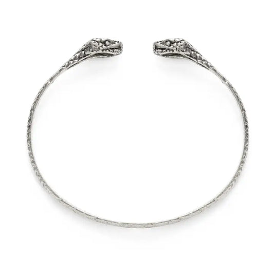 Ophidian Cuff Bracelet Silver