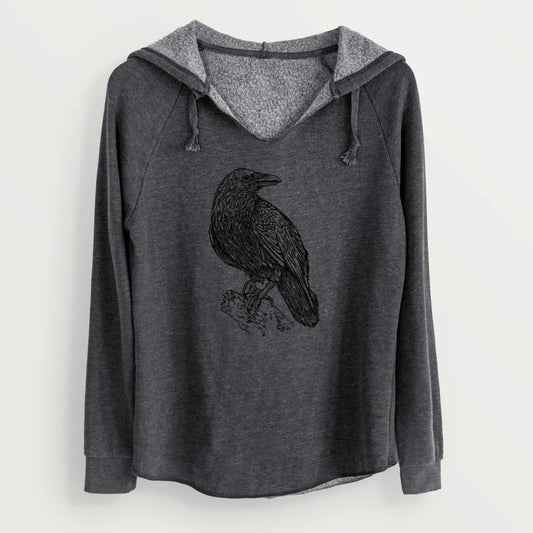 Corvus Corax Raven  Hooded Sweatshirt