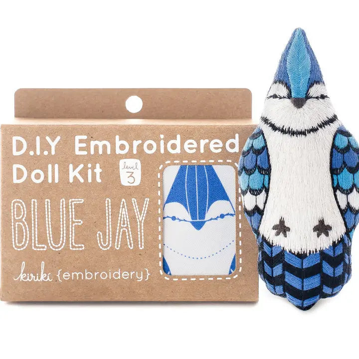 Embroidery Kit - Blue Jay