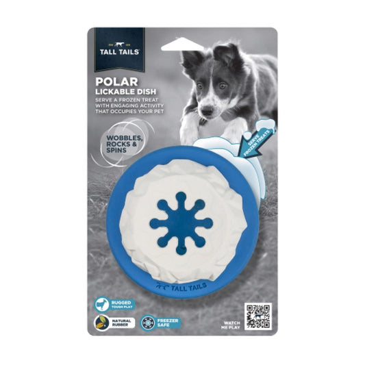 Natural Rubber Polar Bear Freezable Reward Dog Toy