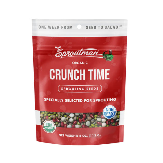 Organic Crunch Time Sprouting Seeds 4oz