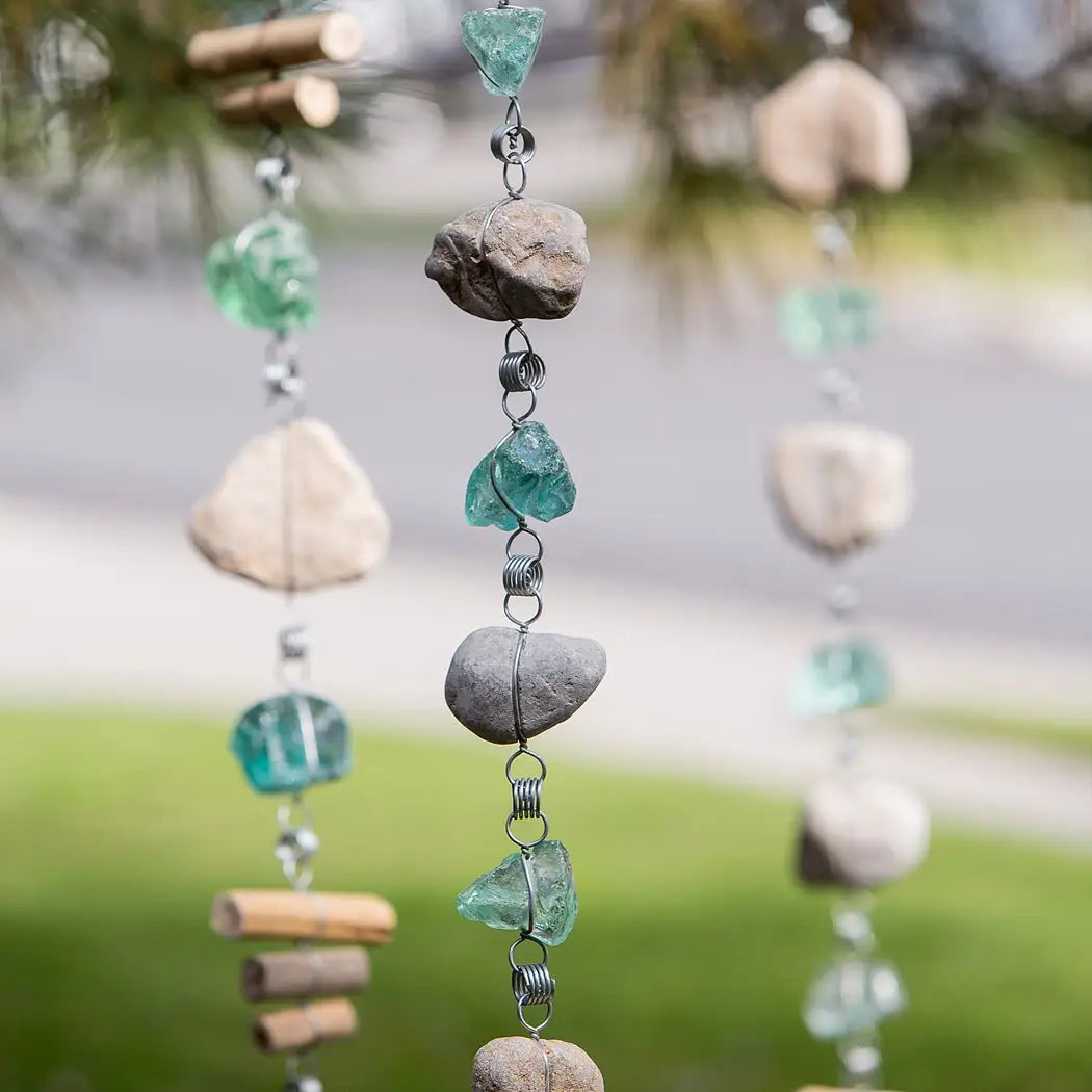 Rocky Stone & Glass Garland 4'