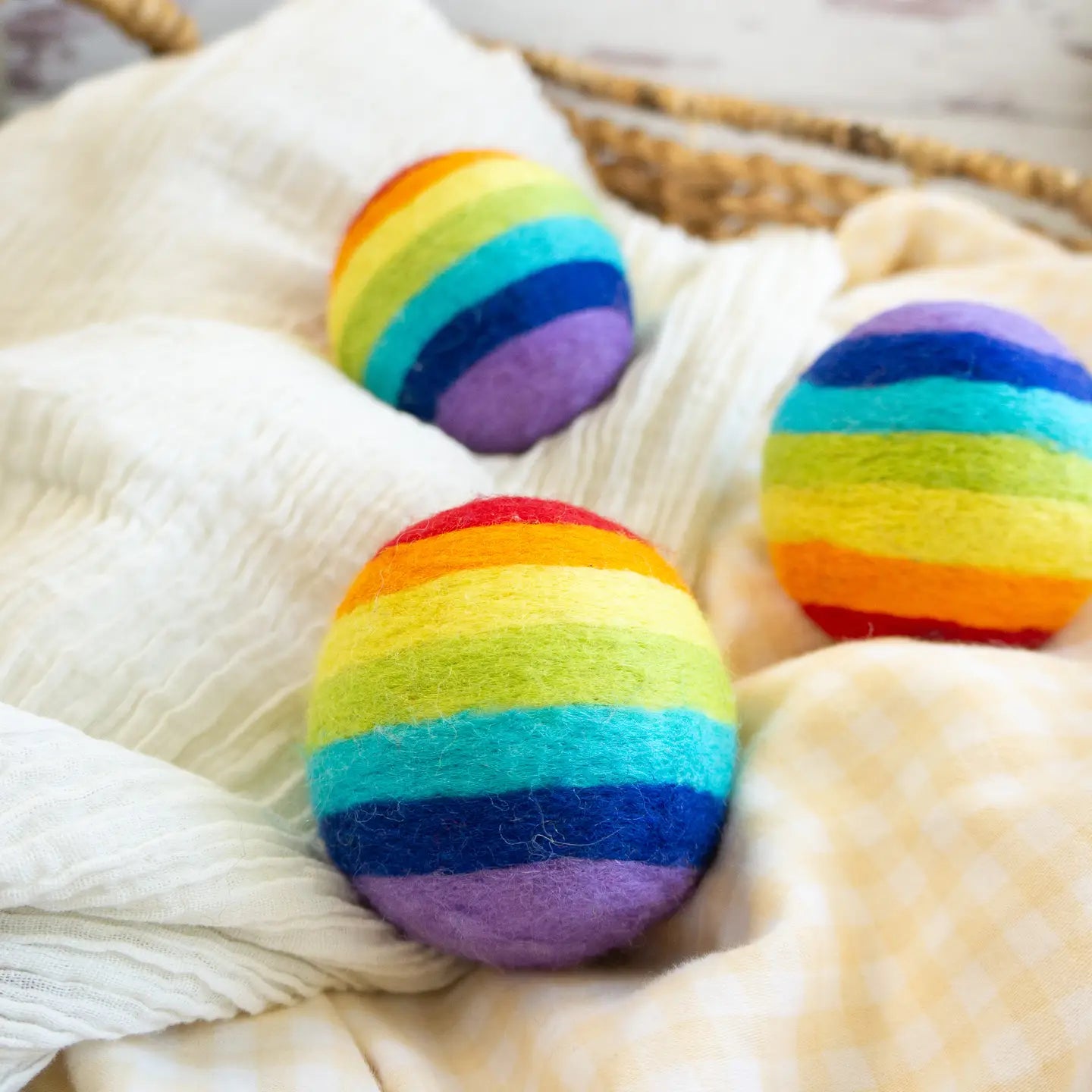 Dryer Ball Rainbow Pride