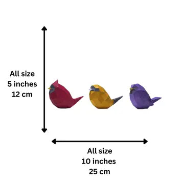 Origami Birds set of 3