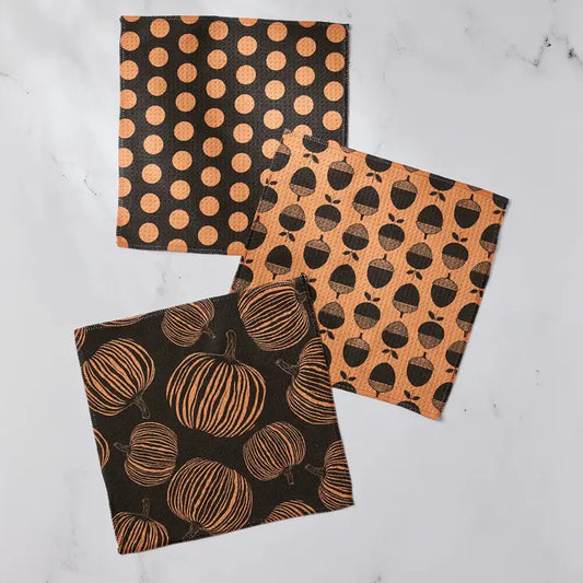 Geometry Dishcloth Pack: Autumn Noir