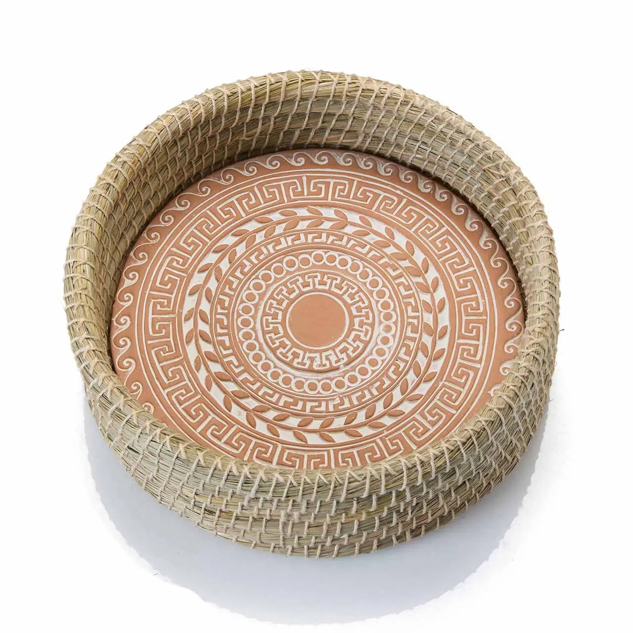 Breadwarmer with Lid Ancient Wave