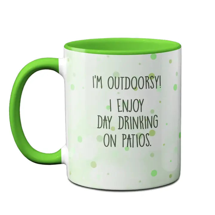 Hummingbird Drinking Green Mug