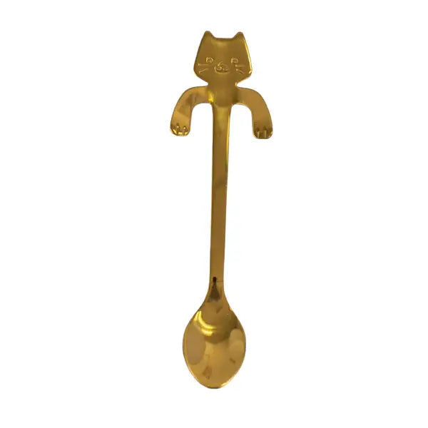 Cat Hanging Teaspoon