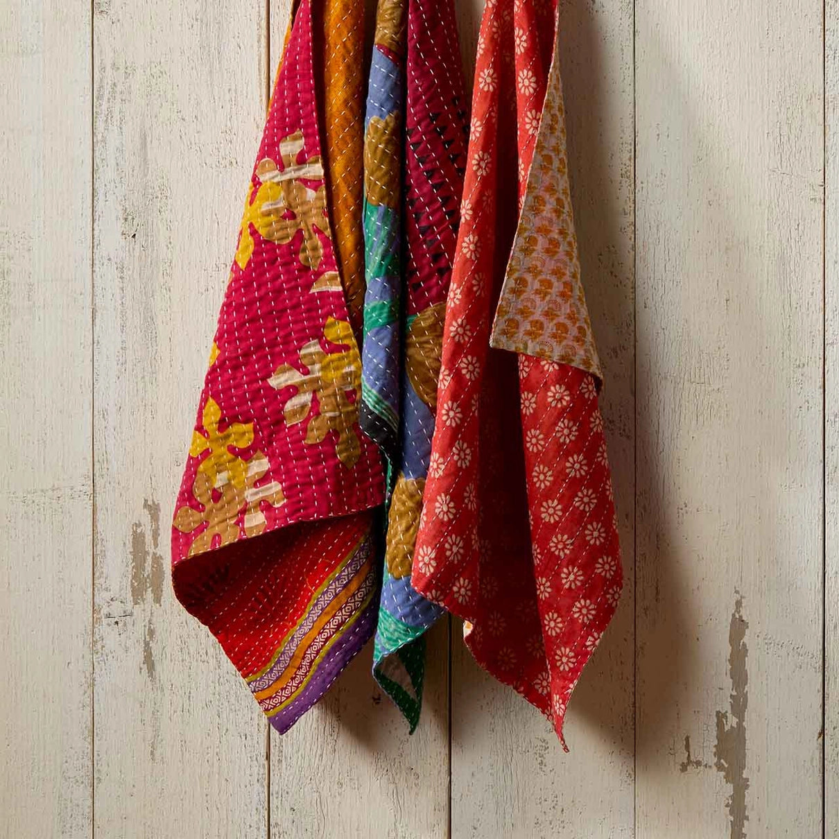 Kantha Dishtowels set/3