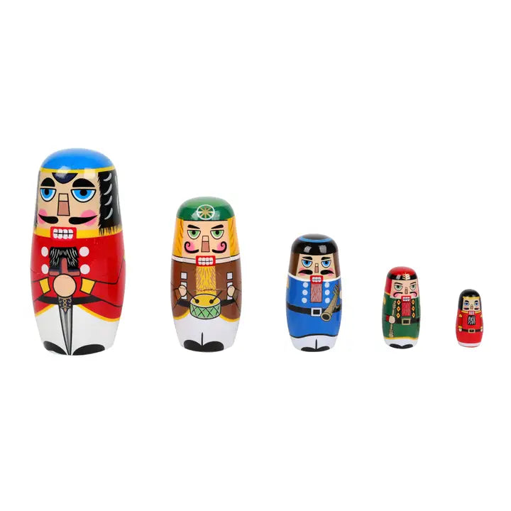Toy Soldier Nesting Dolls (set of 5)