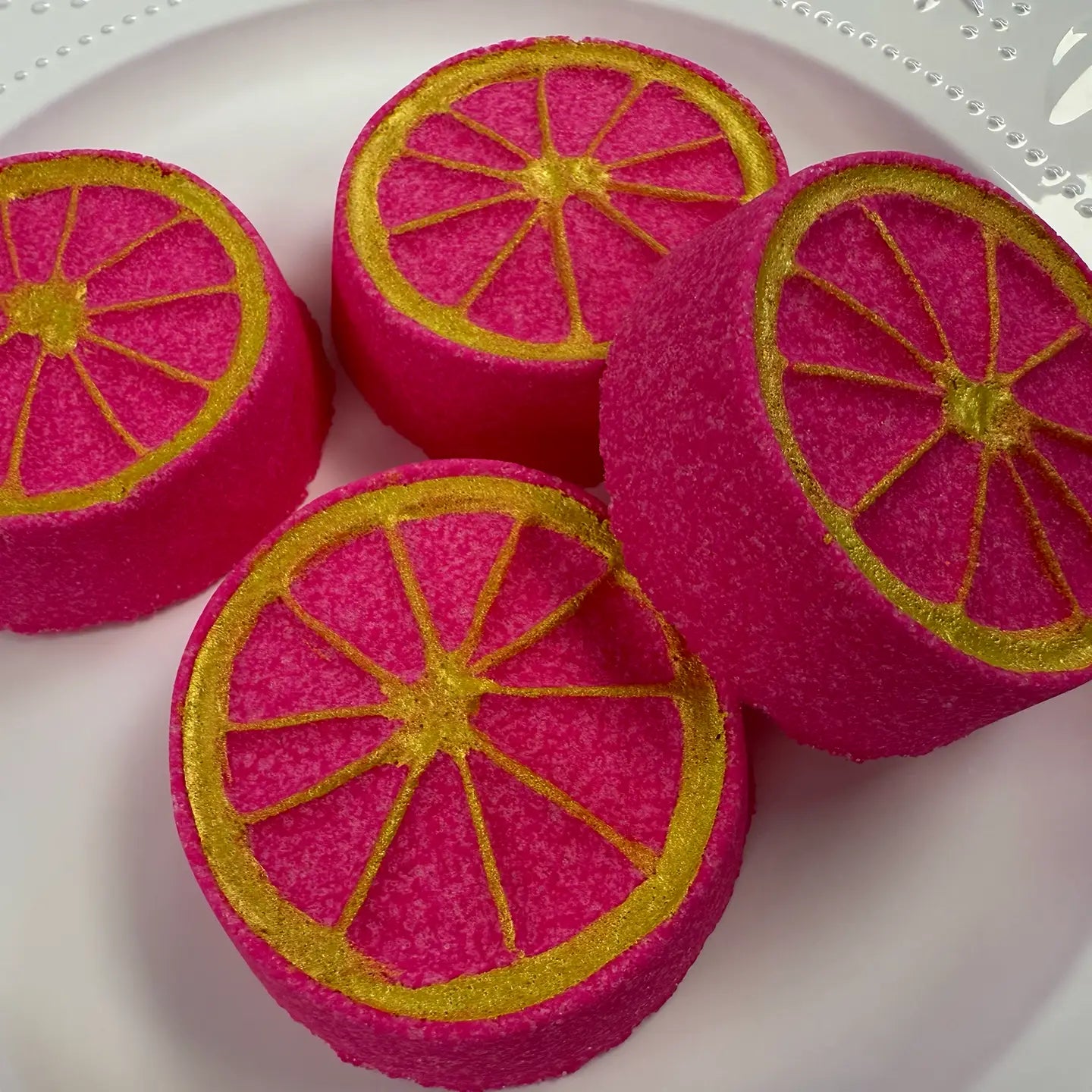 Pink Lemonade Slice Bath Bomb