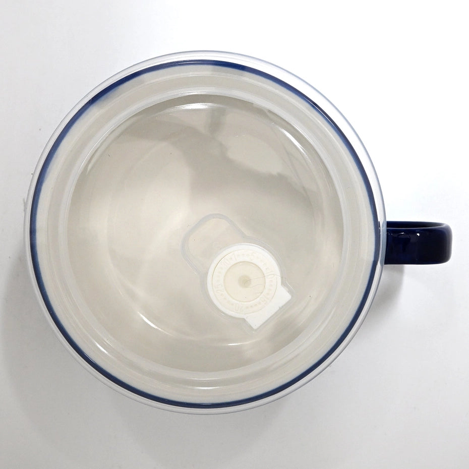 Fuji Mountain Microwavable Bowl With Handle