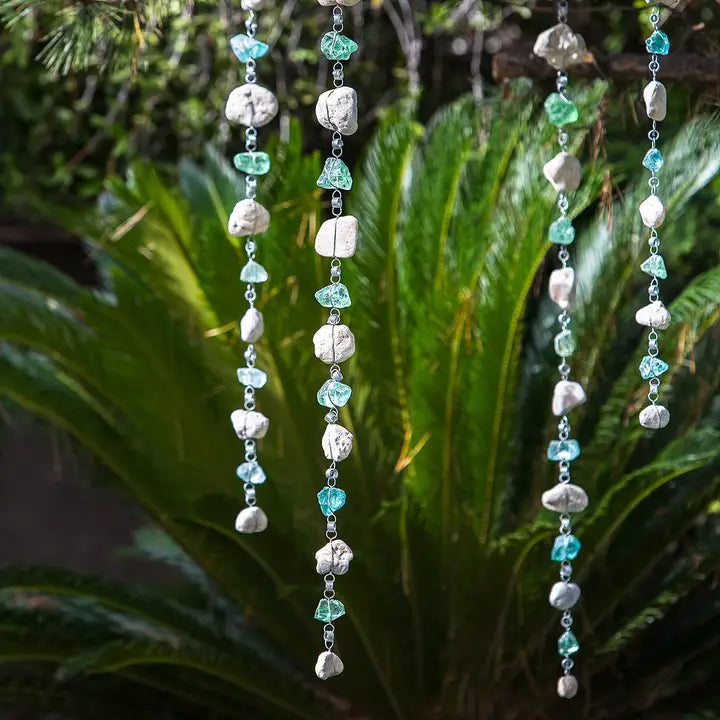 Rocky Stones & Glass Garland 6'