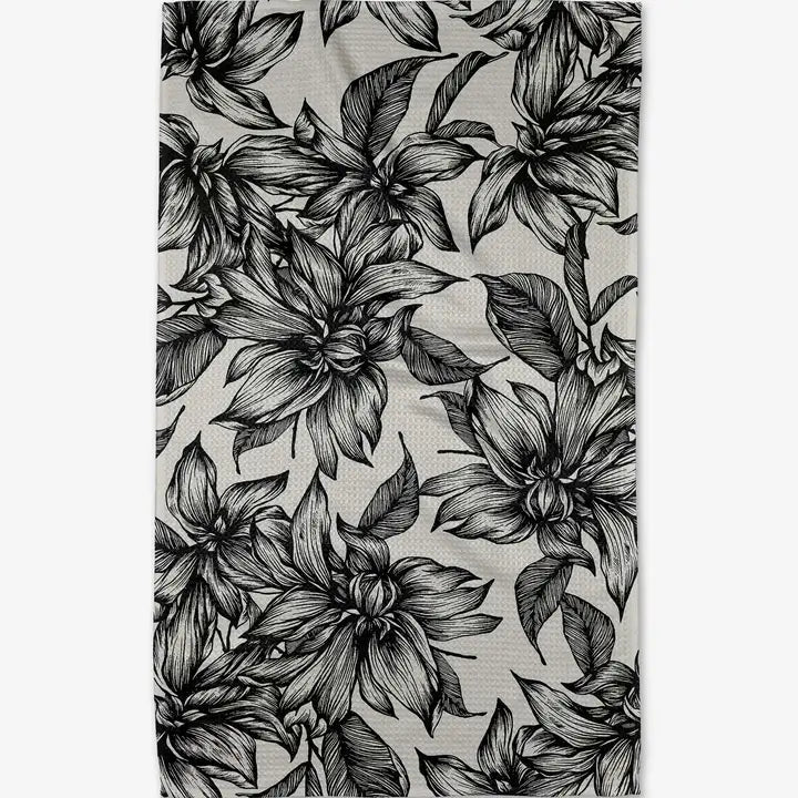 Geometry Tea Towel: Caring