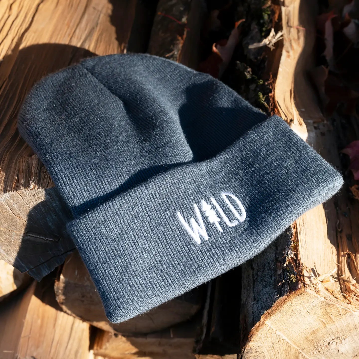 Wild Pine Cuffed Beanie - Slate