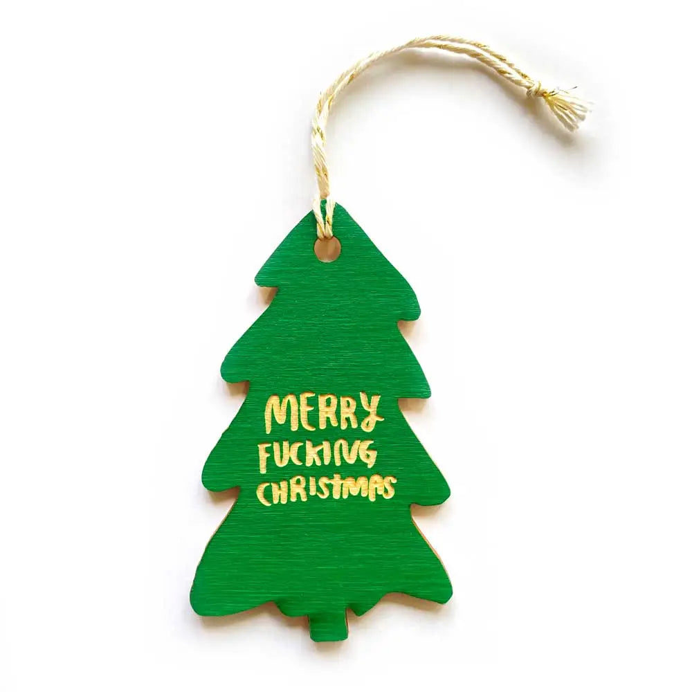 Merry F*cking Christmas Ornament