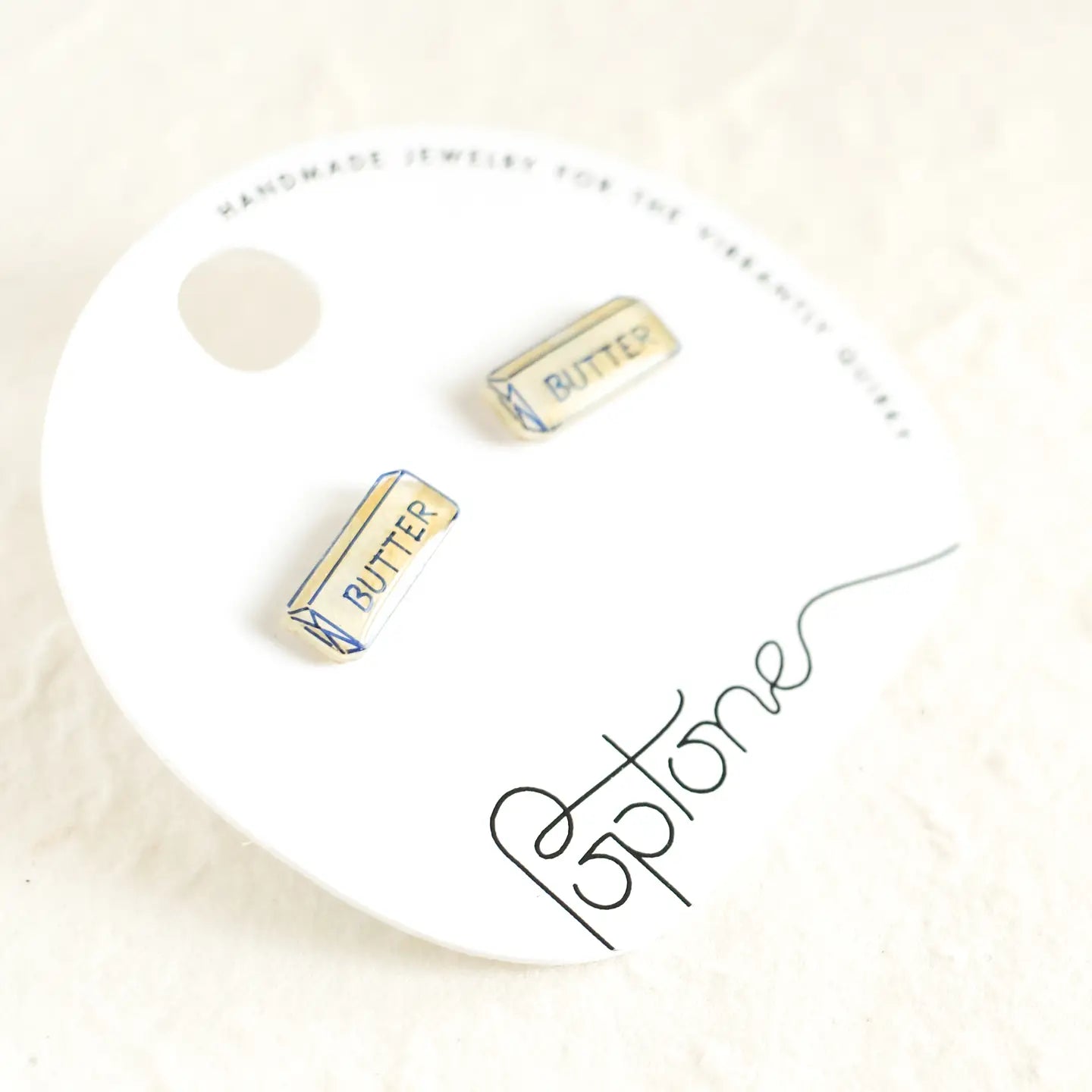 Stick of Butter Stud Earrings