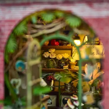 DIY Book Nook Kit:  Flower Shop