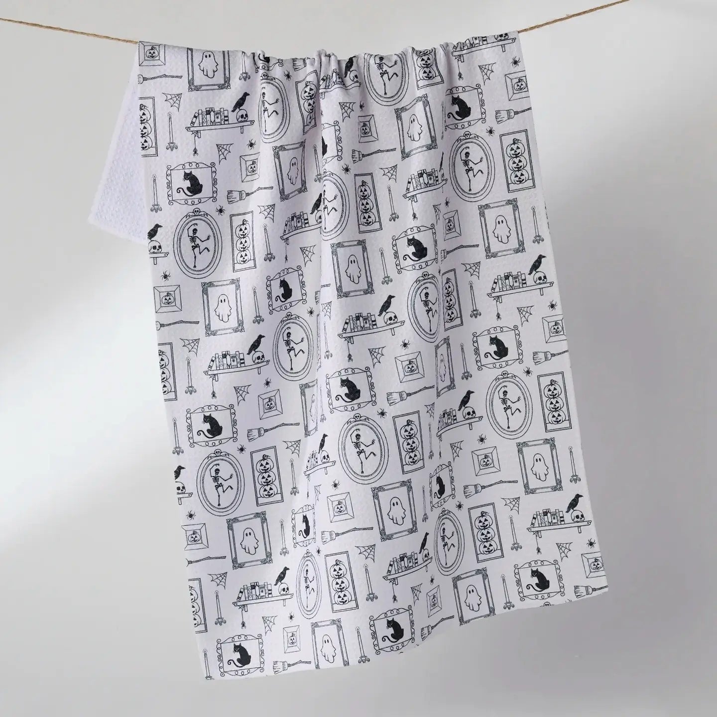 Geometry Tea Towel: Haunted Gallery