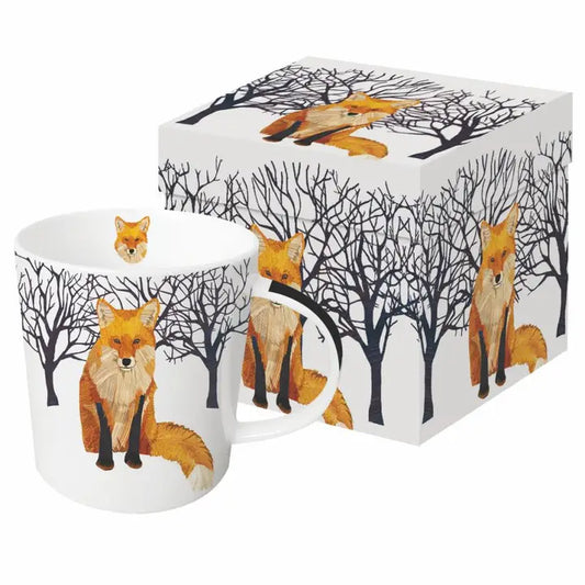 Mug in Box Winter Fox