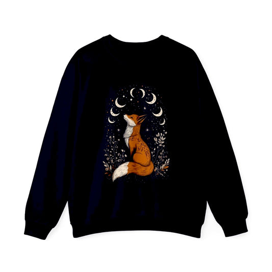 Folklore Fox & Lunar Phases Sweatshirt