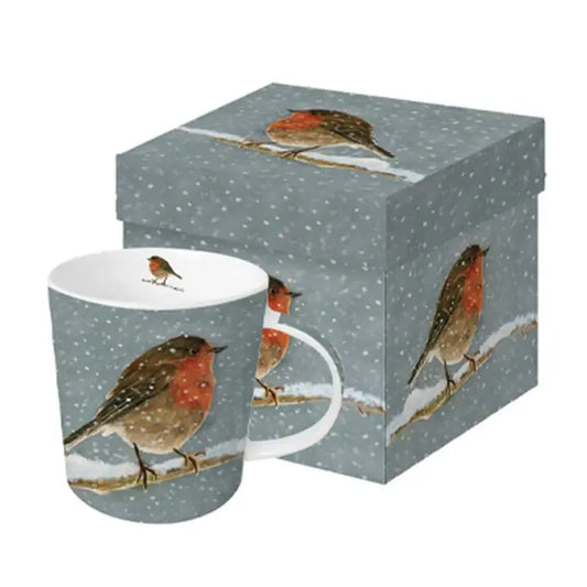 Mug in Box Now is Falling