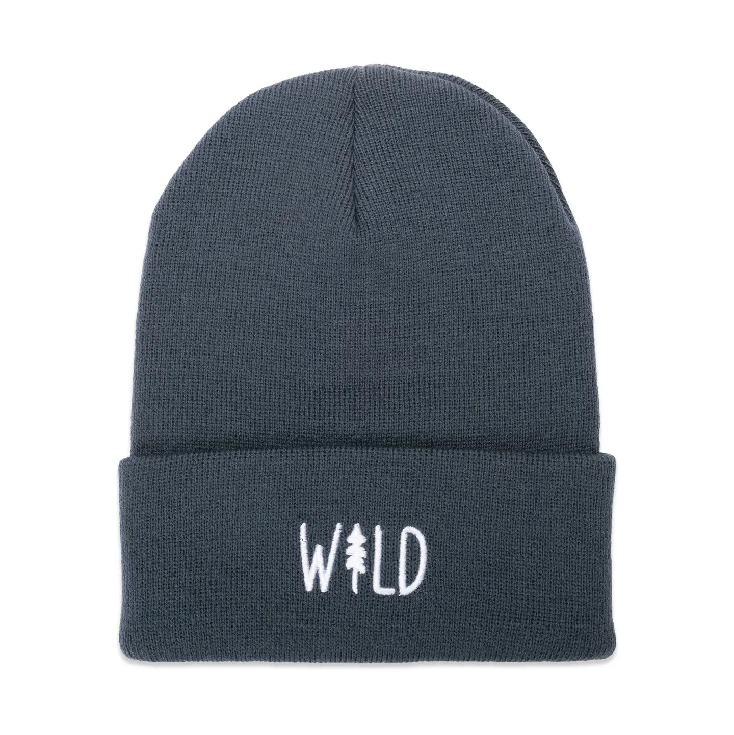 Wild Pine Cuffed Beanie - Slate