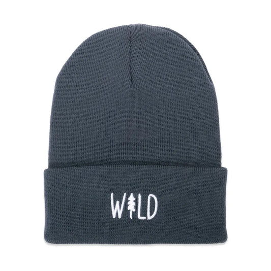Wild Pine Cuffed Beanie - Slate
