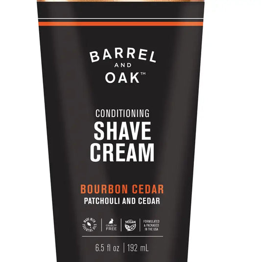 Conditioning Shave Cream - Bourbon Cedar 6.5 oz