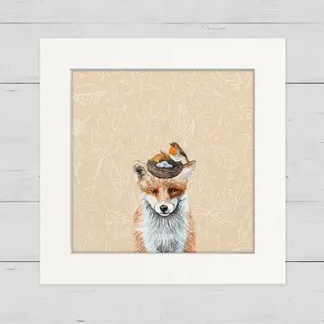 Thankful Fox Mini Canvas